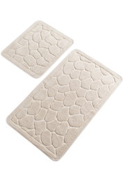 Mijölnir Lino - Rock Juego de alfombrillas de baño de algodón